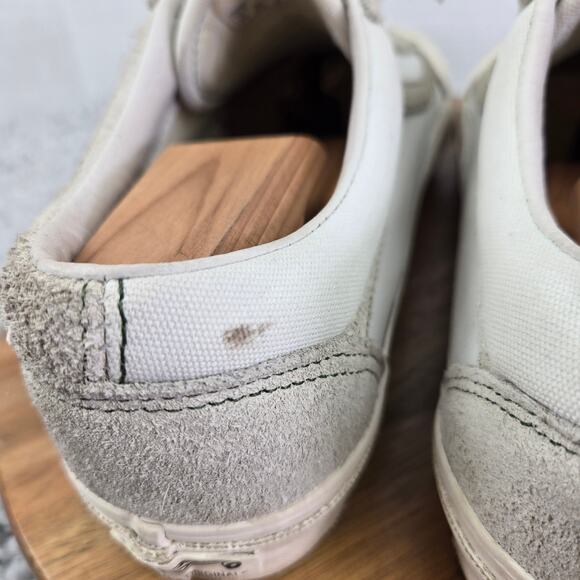 Vans x Notre OG Old Skool White Marshmallow Suede Canvas Daily Sneaker Mens 10.5 - Picture 3 of 15